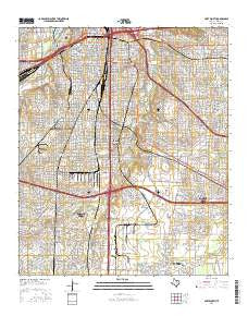 Fort Worth Texas Current topographic map, 1:24000 scale, 7.5 X 7.5 Minute, Year 2016