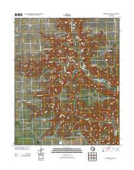 Fortress Cliff Texas Historical topographic map, 1:24000 scale, 7.5 X 7.5 Minute, Year 2012