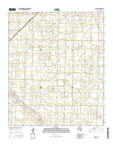 Foster Texas Current topographic map, 1:24000 scale, 7.5 X 7.5 Minute, Year 2016