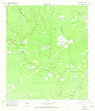 Fostoria Texas Historical topographic map, 1:24000 scale, 7.5 X 7.5 Minute, Year 1958