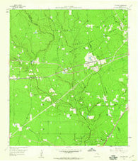 Fostoria Texas Historical topographic map, 1:24000 scale, 7.5 X 7.5 Minute, Year 1958