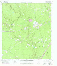 Fostoria Texas Historical topographic map, 1:24000 scale, 7.5 X 7.5 Minute, Year 1958