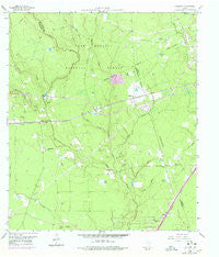 Fostoria Texas Historical topographic map, 1:24000 scale, 7.5 X 7.5 Minute, Year 1958