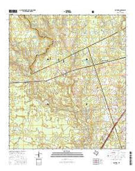 Fostoria Texas Current topographic map, 1:24000 scale, 7.5 X 7.5 Minute, Year 2016