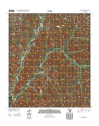 Four Mills Texas Historical topographic map, 1:24000 scale, 7.5 X 7.5 Minute, Year 2012