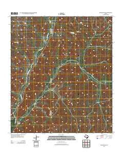 Four Mills Texas Historical topographic map, 1:24000 scale, 7.5 X 7.5 Minute, Year 2012