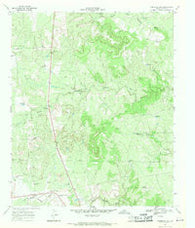 Fourmile Hill Texas Historical topographic map, 1:24000 scale, 7.5 X 7.5 Minute, Year 1967