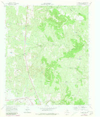 Fourmile Hill Texas Historical topographic map, 1:24000 scale, 7.5 X 7.5 Minute, Year 1967