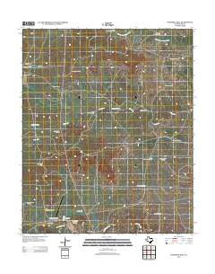 Fourmile Hill Texas Historical topographic map, 1:24000 scale, 7.5 X 7.5 Minute, Year 2012