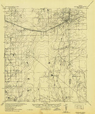 Fowlerton Texas Historical topographic map, 1:62500 scale, 15 X 15 Minute, Year 1942