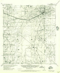 Fowlerton Texas Historical topographic map, 1:62500 scale, 15 X 15 Minute, Year 1956