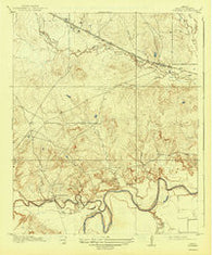 Fowlkes Texas Historical topographic map, 1:31680 scale, 7.5 X 7.5 Minute, Year 1919