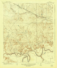 Fowlkes Texas Historical topographic map, 1:31680 scale, 7.5 X 7.5 Minute, Year 1919