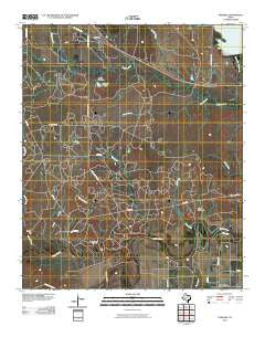 Fowlkes Texas Historical topographic map, 1:24000 scale, 7.5 X 7.5 Minute, Year 2010