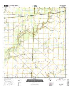 Francitas Texas Current topographic map, 1:24000 scale, 7.5 X 7.5 Minute, Year 2016