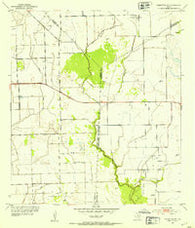 Francitas NE Texas Historical topographic map, 1:24000 scale, 7.5 X 7.5 Minute, Year 1952