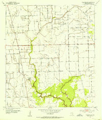 Francitas NW Texas Historical topographic map, 1:24000 scale, 7.5 X 7.5 Minute, Year 1952