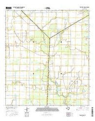 Francitas NE Texas Current topographic map, 1:24000 scale, 7.5 X 7.5 Minute, Year 2016