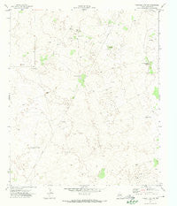 Frankel City SW Texas Historical topographic map, 1:24000 scale, 7.5 X 7.5 Minute, Year 1971