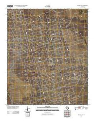 Frankel City Texas Historical topographic map, 1:24000 scale, 7.5 X 7.5 Minute, Year 2010