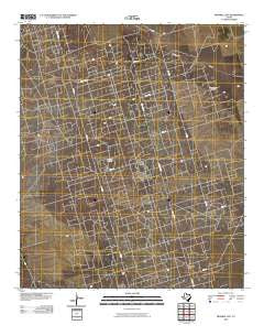 Frankel City Texas Historical topographic map, 1:24000 scale, 7.5 X 7.5 Minute, Year 2010