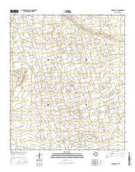 Frankel City Texas Current topographic map, 1:24000 scale, 7.5 X 7.5 Minute, Year 2016