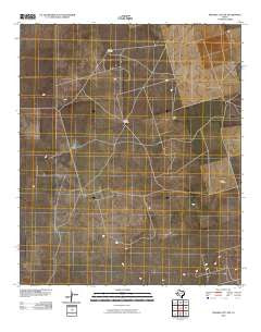 Frankel City SW Texas Historical topographic map, 1:24000 scale, 7.5 X 7.5 Minute, Year 2010