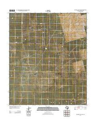 Frankel City SW Texas Historical topographic map, 1:24000 scale, 7.5 X 7.5 Minute, Year 2012