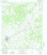 Franklin Texas Historical topographic map, 1:24000 scale, 7.5 X 7.5 Minute, Year 1965