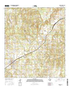 Franklin Texas Current topographic map, 1:24000 scale, 7.5 X 7.5 Minute, Year 2016