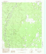 Franklin Lake Texas Historical topographic map, 1:24000 scale, 7.5 X 7.5 Minute, Year 1984