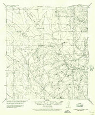 Franklin Settlement Texas Historical topographic map, 1:62500 scale, 15 X 15 Minute, Year 1956