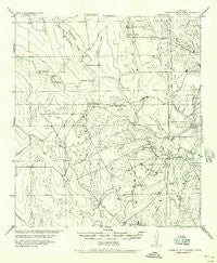 Franklin Settlement Texas Historical topographic map, 1:62500 scale, 15 X 15 Minute, Year 1956