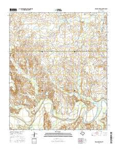 Franklin Bend Texas Current topographic map, 1:24000 scale, 7.5 X 7.5 Minute, Year 2016