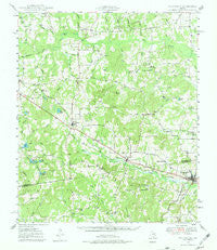 Frankston Texas Historical topographic map, 1:62500 scale, 15 X 15 Minute, Year 1949