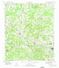 Frankston Texas Historical topographic map, 1:62500 scale, 15 X 15 Minute, Year 1949