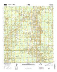 Fred Texas Current topographic map, 1:24000 scale, 7.5 X 7.5 Minute, Year 2016