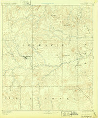 Fredericksburg Texas Historical topographic map, 1:125000 scale, 30 X 30 Minute, Year 1894