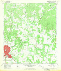 Fredericksburg East Texas Historical topographic map, 1:24000 scale, 7.5 X 7.5 Minute, Year 1967