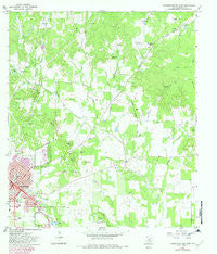 Fredericksburg East Texas Historical topographic map, 1:24000 scale, 7.5 X 7.5 Minute, Year 1967