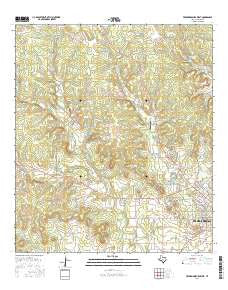 Fredericksburg West Texas Current topographic map, 1:24000 scale, 7.5 X 7.5 Minute, Year 2016