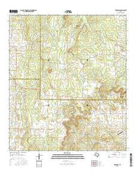 Fredonia Texas Current topographic map, 1:24000 scale, 7.5 X 7.5 Minute, Year 2016