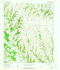 Freemound Texas Historical topographic map, 1:24000 scale, 7.5 X 7.5 Minute, Year 1961