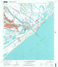 Freeport Texas Historical topographic map, 1:24000 scale, 7.5 X 7.5 Minute, Year 1964