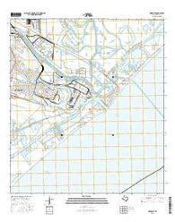 Freeport Texas Current topographic map, 1:24000 scale, 7.5 X 7.5 Minute, Year 2016