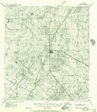 Freer Texas Historical topographic map, 1:62500 scale, 15 X 15 Minute, Year 1956