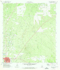 Freer North Texas Historical topographic map, 1:24000 scale, 7.5 X 7.5 Minute, Year 1971