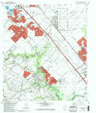 Freindswood Texas Historical topographic map, 1:24000 scale, 7.5 X 7.5 Minute, Year 1982