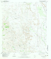 Frenchman Hills Texas Historical topographic map, 1:24000 scale, 7.5 X 7.5 Minute, Year 1983