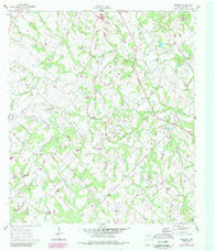 Frenstat Texas Historical topographic map, 1:24000 scale, 7.5 X 7.5 Minute, Year 1960